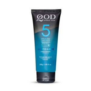 QBS GEL CONDICIONANTE CAPILAR 5 FIXAÇÃO SUPER FORTE 200G-QOD BARBER SHOP